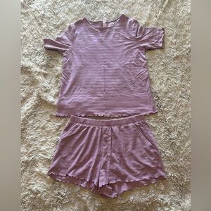 Stars Above Two Piece Lavender Loungewear Set